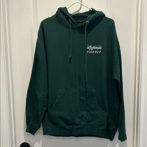 Legends Media Green Men's pullover Hoodie